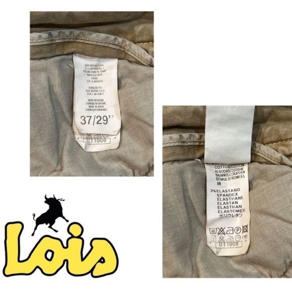 Lois Women’s Twill Studded Flare/Boot Cut Jeans - Size 37/29”‎ - Picture 4 of 4